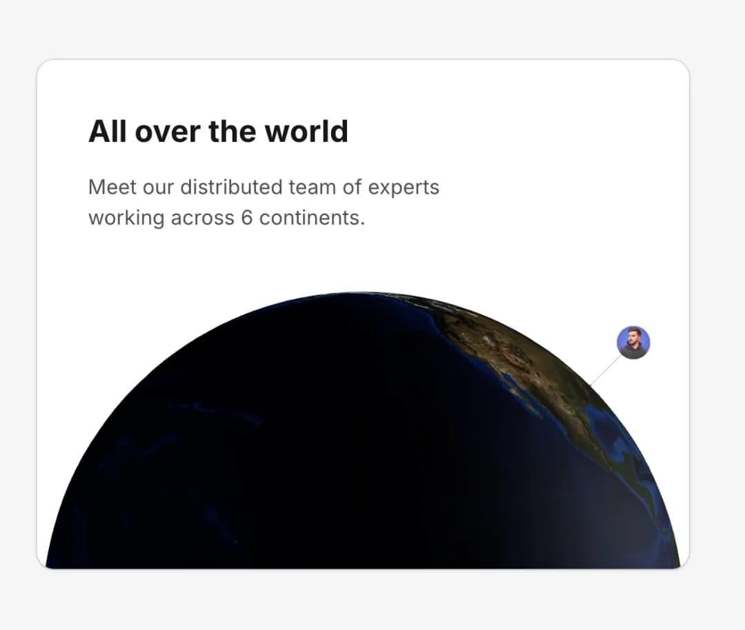 UI mockups and product visuals